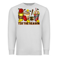 Dove Grey tis' the season softball coffee cups Premium Sweatshirt - Zillion Design Studio