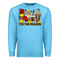 Ocean Blue tis' the season softball coffee cups Premium Sweatshirt - Zillion Design Studio