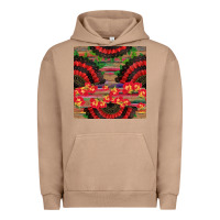 Pigment Burro spanish hand fan seamless pattern Urban Hoodie - BundleAndBundleShop
