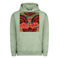 Spanish Hand Fan Seamless Pattern Urban Hoodie | Teevron