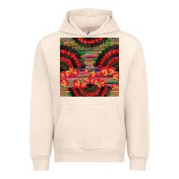 Sandshell spanish hand fan seamless pattern Urban Hoodie - BundleAndBundleShop