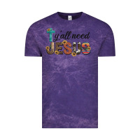 Cloud Purple y'all need jesus Vintage Tee - Artiststas