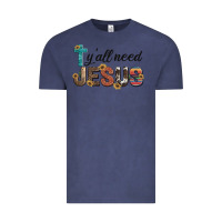 Vintage Denim y'all need jesus Vintage Tee - Artiststas