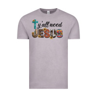 Vintage Zinc y'all need jesus Vintage Tee - Artiststas