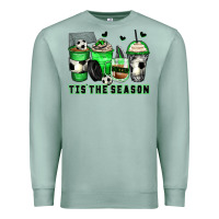 Seafoam tis' the season soccer coffee cups Premium Sweatshirt - Zillion Design Studio