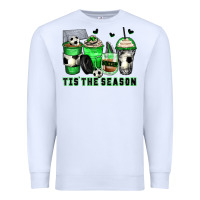 White tis' the season soccer coffee cups Premium Sweatshirt - Zillion Design Studio