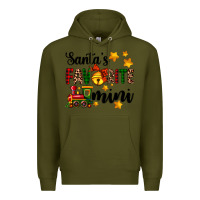 Army Green santa's favorite mini Premium Hoodie - AdoDesignShop