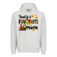 Dove Grey santa's favorite mini Premium Hoodie - AdoDesignShop