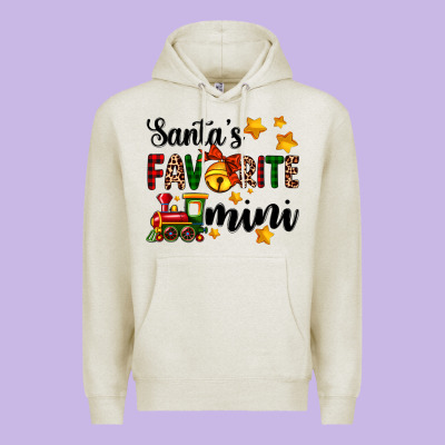 Santa's Favorite Mini Premium Hoodie Designed By Adodesignshop