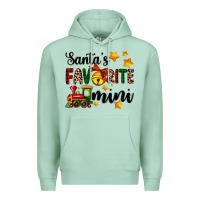 Seafoam santa's favorite mini Premium Hoodie - AdoDesignShop
