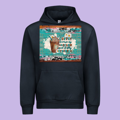 Iced Coffee Because My Sarcasm Need To Stay Hydrated Urban Hoodie Designed By Artiststas