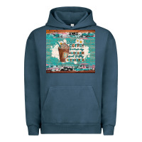 Pigment Midnight Navy iced coffee because my sarcasm need to stay hydrated Urban Hoodie - Artiststas