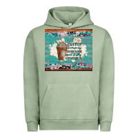 Pigment Oil Green iced coffee because my sarcasm need to stay hydrated Urban Hoodie - Artiststas