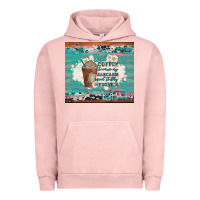 Pigment Salmon iced coffee because my sarcasm need to stay hydrated Urban Hoodie - Artiststas