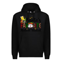 Black santa's favorite medical student Premium Hoodie - AdoDesignShop