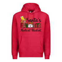 Cardinal santa's favorite medical student Premium Hoodie - AdoDesignShop