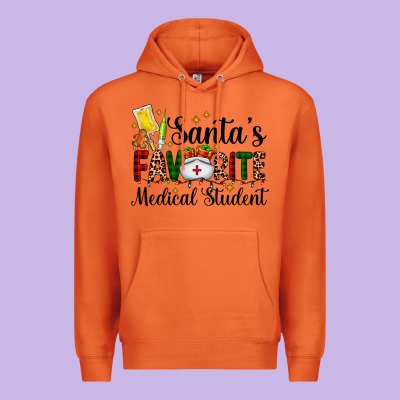 Santa's Favorite Medical Student Premium Hoodie Designed By Adodesignshop
