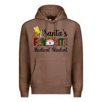 Chestnut santa's favorite medical student Premium Hoodie - AdoDesignShop