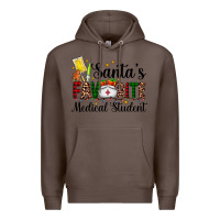 Coffee santa's favorite medical student Premium Hoodie - AdoDesignShop