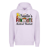 Lilac santa's favorite medical student Premium Hoodie - AdoDesignShop