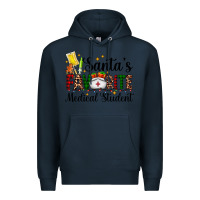 Navy santa's favorite medical student Premium Hoodie - AdoDesignShop