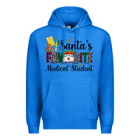 True Royal santa's favorite medical student Premium Hoodie - AdoDesignShop