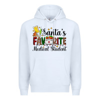 White santa's favorite medical student Premium Hoodie - AdoDesignShop
