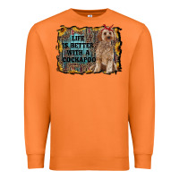 Carrot life is better with a cockapoo Premium Sweatshirt - RanaPortraitStore