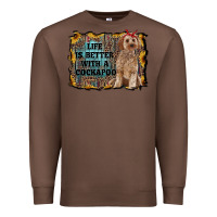 Chestnut life is better with a cockapoo Premium Sweatshirt - RanaPortraitStore