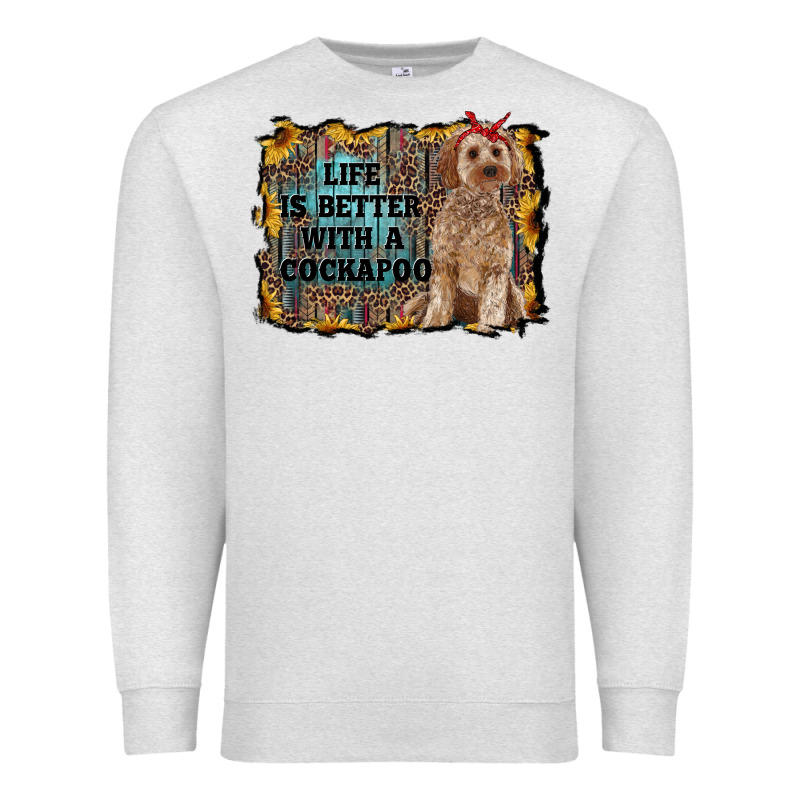 Life Is Better With A Cockapoo Premium Sweatshirt by RanaPortraitStore | Teevron