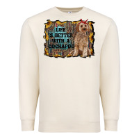 Sandshell life is better with a cockapoo Premium Sweatshirt - RanaPortraitStore