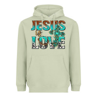 Matcha jesus is love Heavyweight Hoodie - texasbilliewilder
