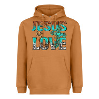Meerkat jesus is love Heavyweight Hoodie - texasbilliewilder