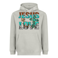 Moon Dust jesus is love Heavyweight Hoodie - texasbilliewilder