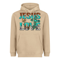 Jesus Is Love Heavyweight Hoodie | Teevron