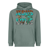 Sage jesus is love Heavyweight Hoodie - texasbilliewilder