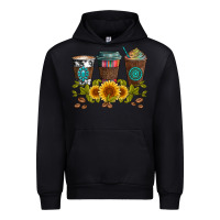 Black coffee group and sunflowers Urban Hoodie - Artiststas