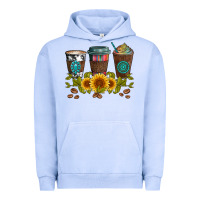 Pigment Grape Ice coffee group and sunflowers Urban Hoodie - Artiststas