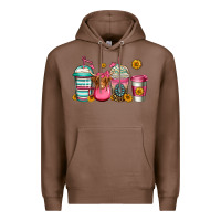 Chestnut longhaired cow coffee cups Premium Hoodie - Jasminsmagicworld