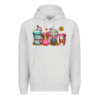 Dove Grey longhaired cow coffee cups Premium Hoodie - Jasminsmagicworld