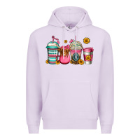 Lilac longhaired cow coffee cups Premium Hoodie - Jasminsmagicworld
