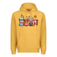 Mustard longhaired cow coffee cups Premium Hoodie - Jasminsmagicworld
