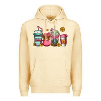 Pina Colada longhaired cow coffee cups Premium Hoodie - Jasminsmagicworld