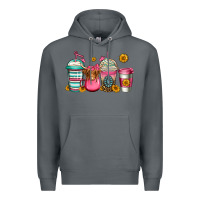 Rock longhaired cow coffee cups Premium Hoodie - Jasminsmagicworld