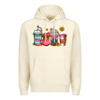 Sandshell longhaired cow coffee cups Premium Hoodie - Jasminsmagicworld