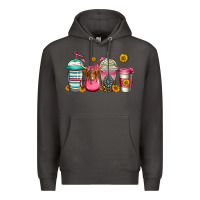Smoke longhaired cow coffee cups Premium Hoodie - Jasminsmagicworld