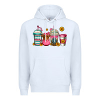 White longhaired cow coffee cups Premium Hoodie - Jasminsmagicworld