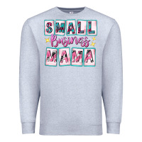 Heather Grey small business mama Premium Sweatshirt - texasbilliewilder