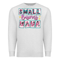 Oatmeal Heather small business mama Premium Sweatshirt - texasbilliewilder