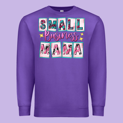 Small Business Mama Premium Sweatshirt Designed By Texasbilliewilder